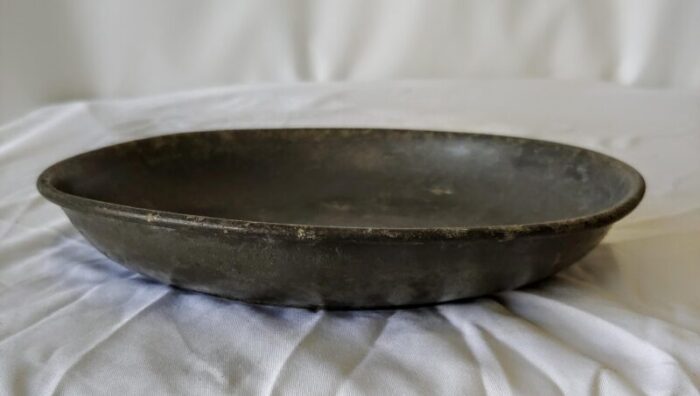 antique 18th century pewter plate and bowl 6780