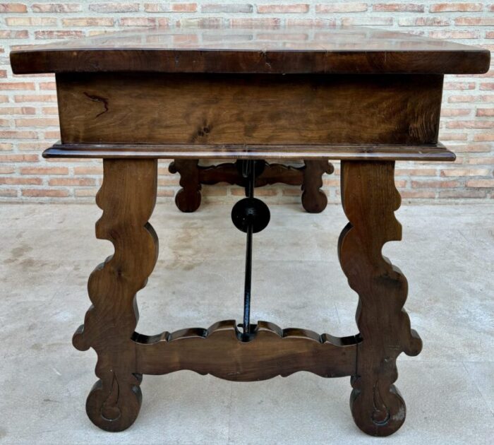 antique baroque spanish desk table 9416