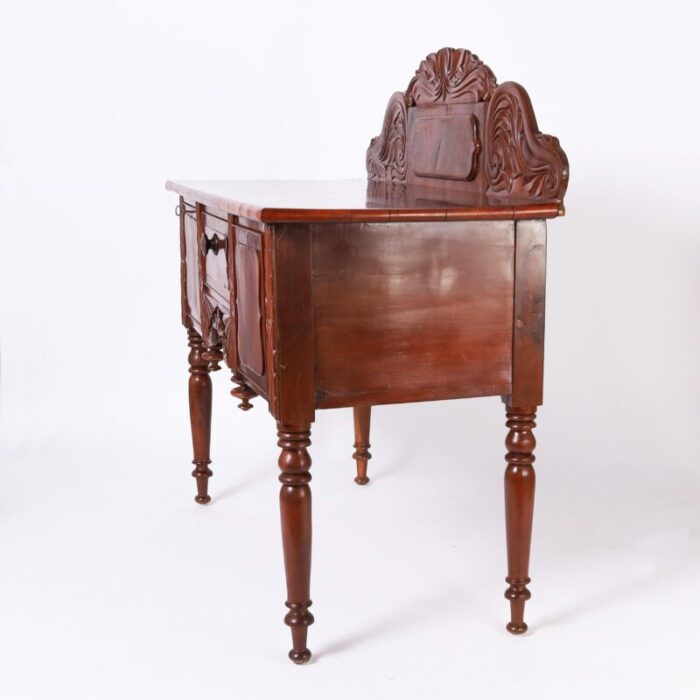 antique british colonial west indies mahogany sideboard or server 5408