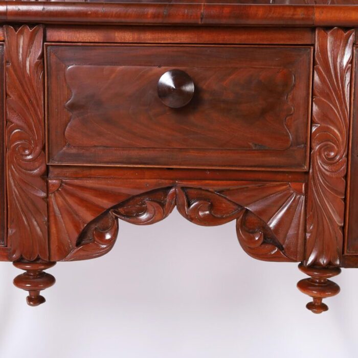 antique british colonial west indies mahogany sideboard or server 7126