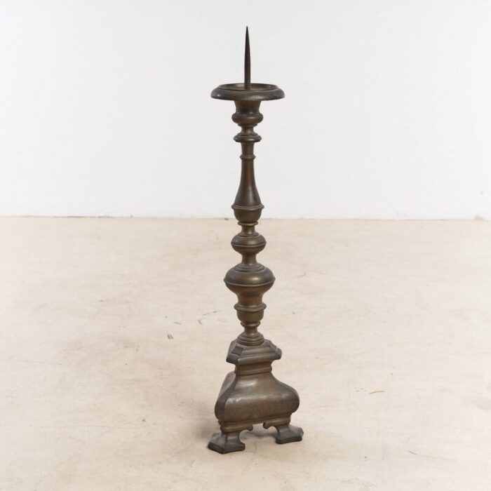 antique bronze candlestick 1