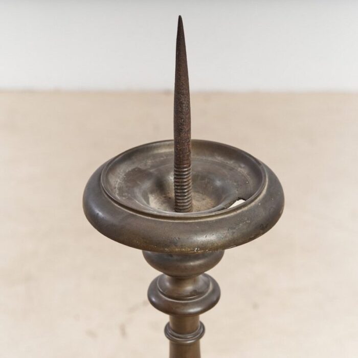 antique bronze candlestick 5