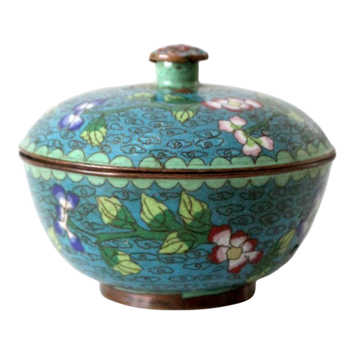 antique chinese cloisonne box 9996