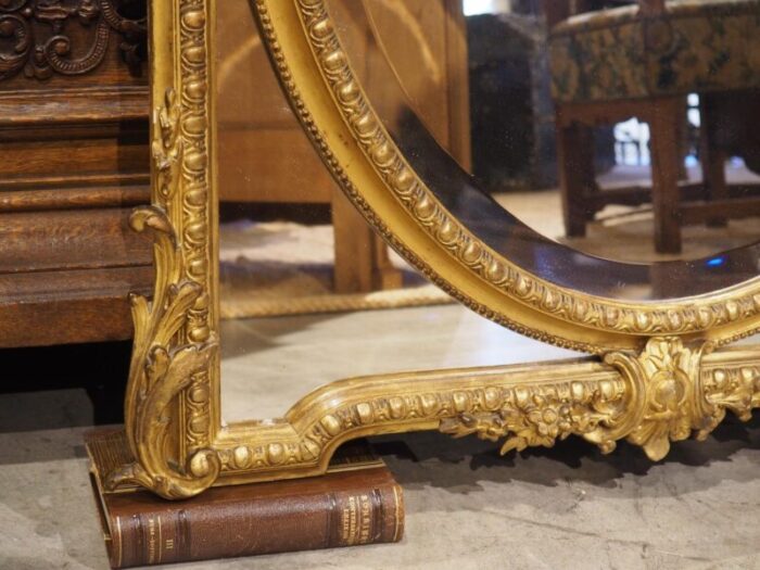 antique french giltwood napoleon iii parcloses mirror circa 1860 2479