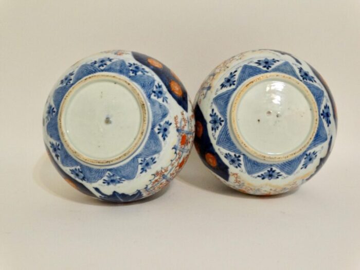 antique japanese porcelain imari vases a near pair 4000