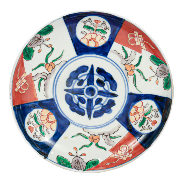 antique meiji japanese imari plate 9998