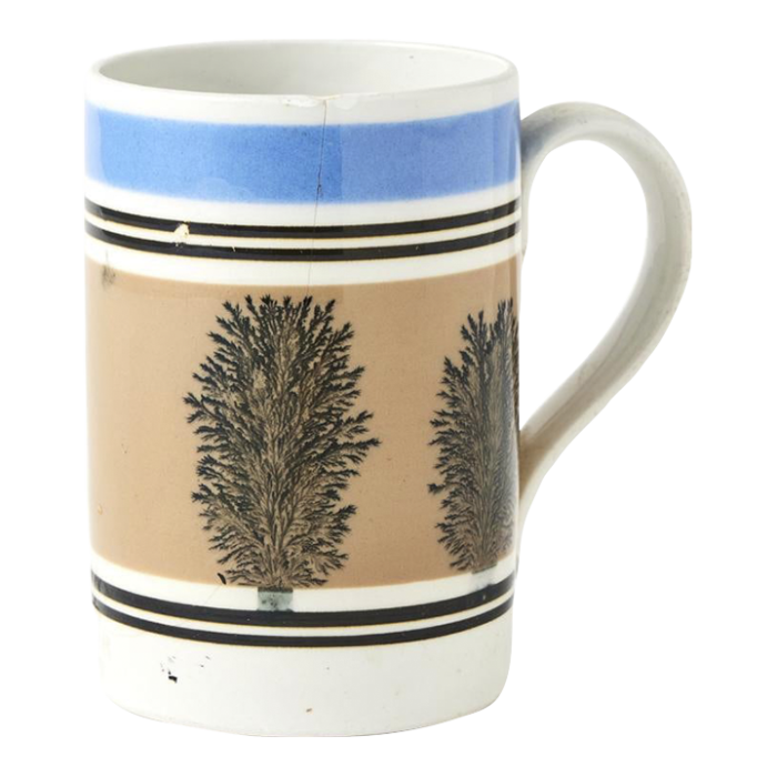 antique mochaware mug 4895