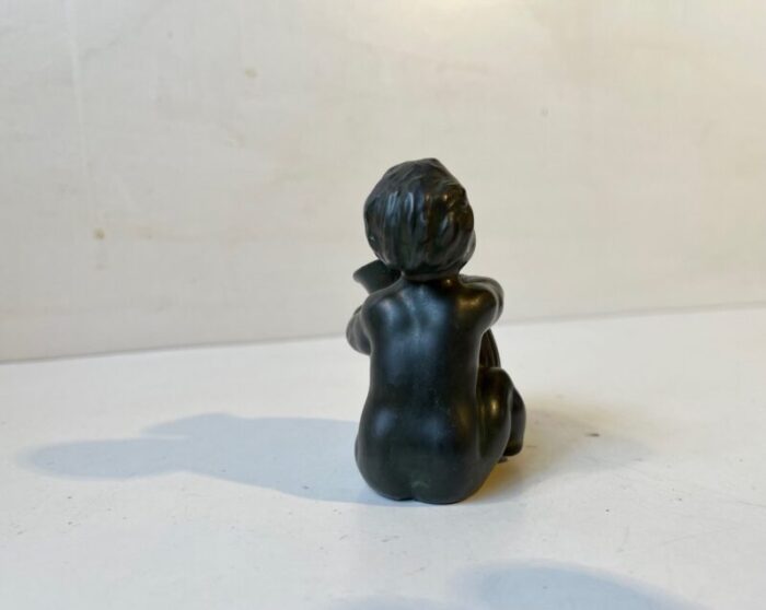 art deco baby girl figurine with pen holder from just andersen 1930s 5