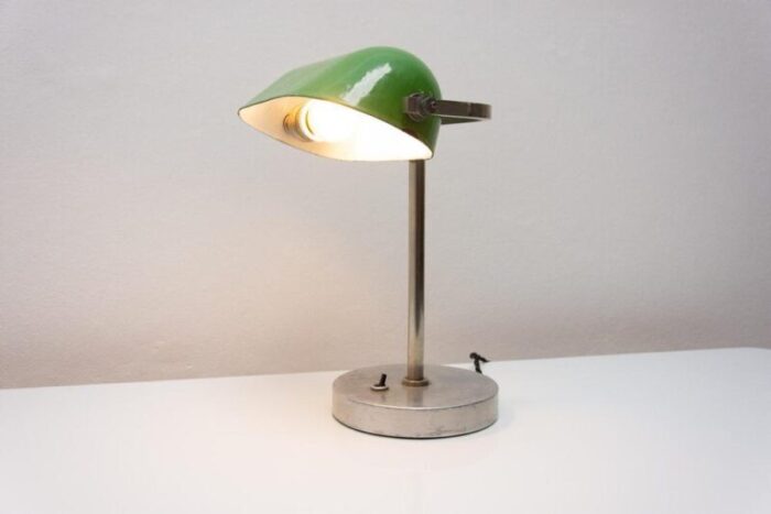 art deco bankers lamp 1930s 0295