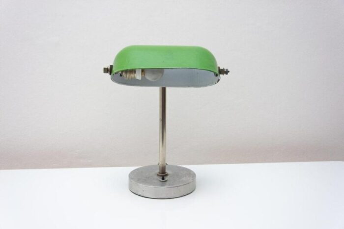 art deco bankers lamp 1930s 5372