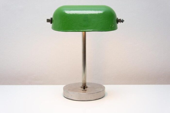 art deco bankers lamp 1930s 8777