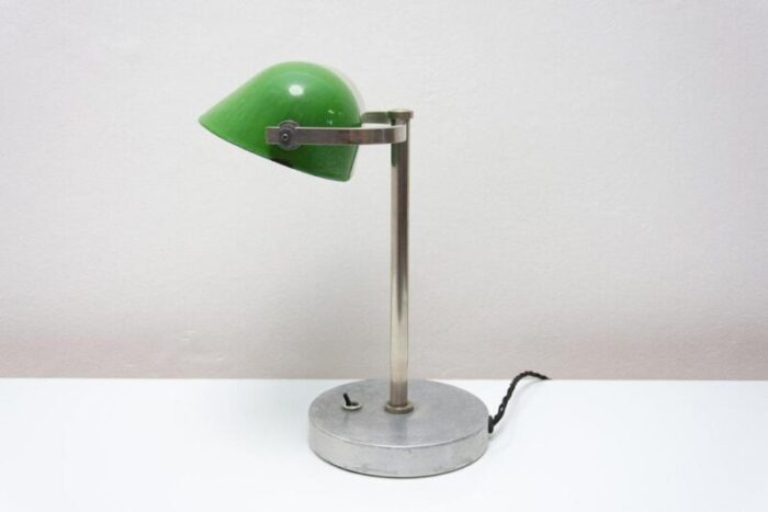 art deco bankers lamp 1930s 8780