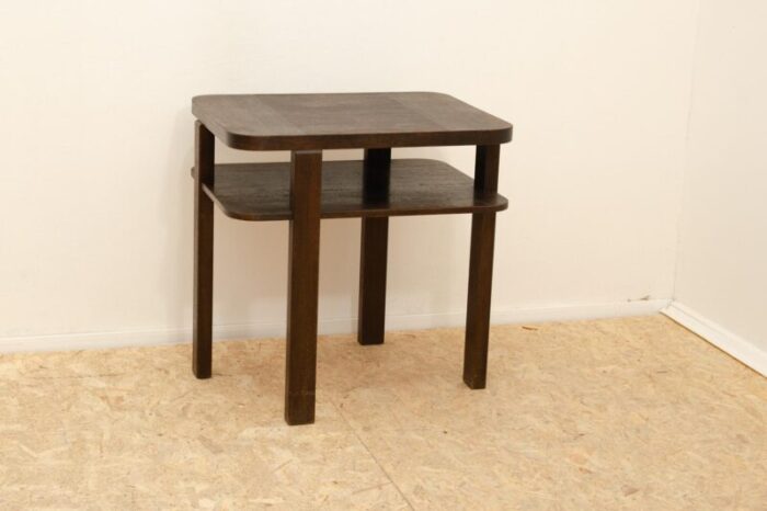 art deco bohemia walnut coffee table from thonet 1930s 8653