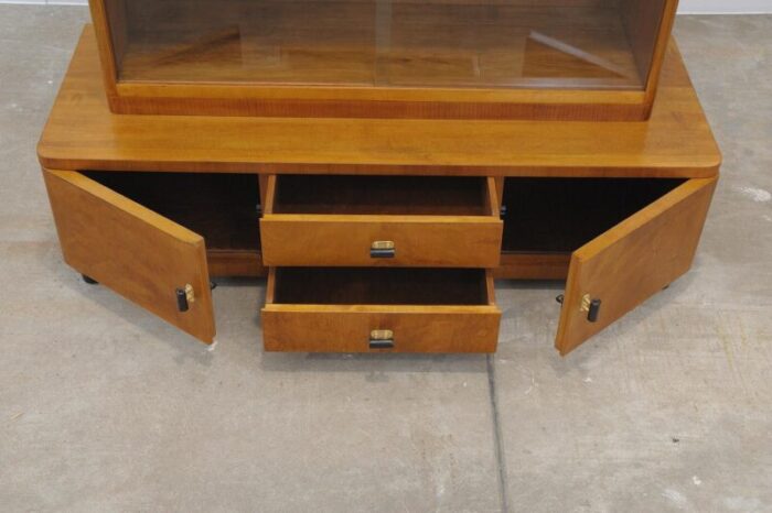 art deco bookcase former czechoslovakia 1930s 9904