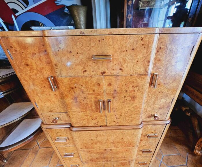 art deco commode cabinet 1930s 5562