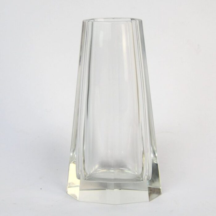 art deco crystal vase 1930s 1