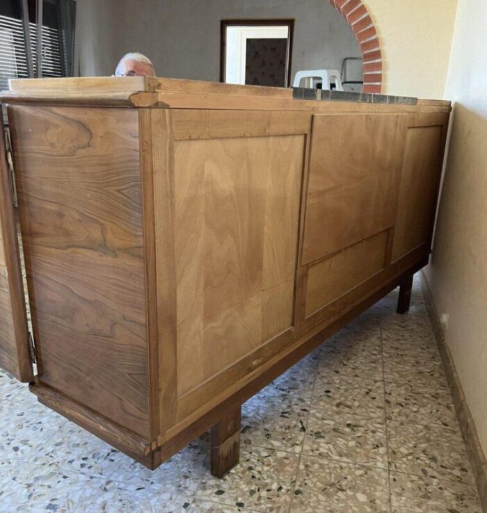 art deco sideboard in mahogany 0826