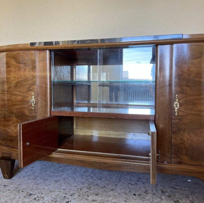 art deco sideboard in mahogany 5321