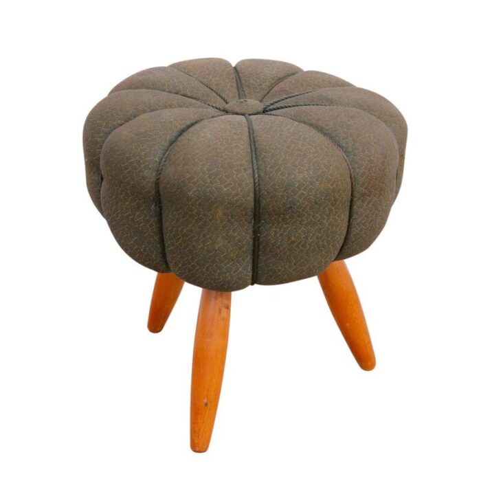 art deco stool czechoslovakia 1940s 3224