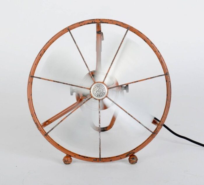 art deco table fan attributed to peter behrens for aeg elektro praga 1930s 2