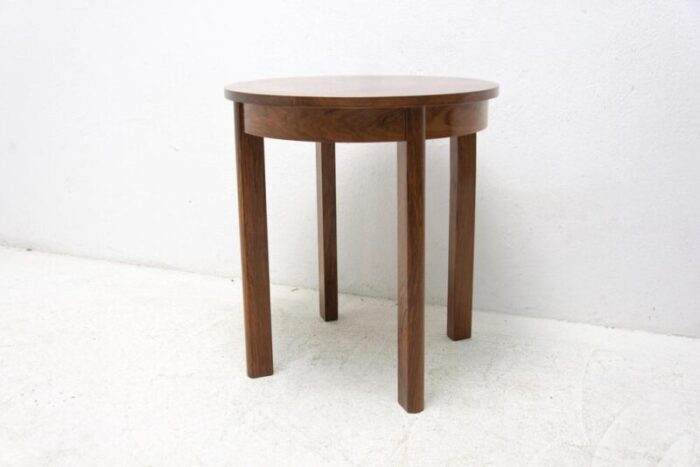 art deco walnut coffee table czechoslovakia 1940s 2239