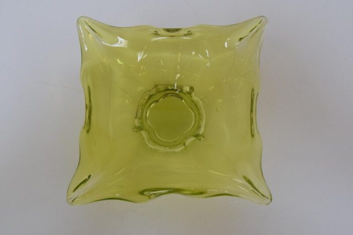 art glass bowl attributed to josef hospodka for glasswork chribska 1960s 4