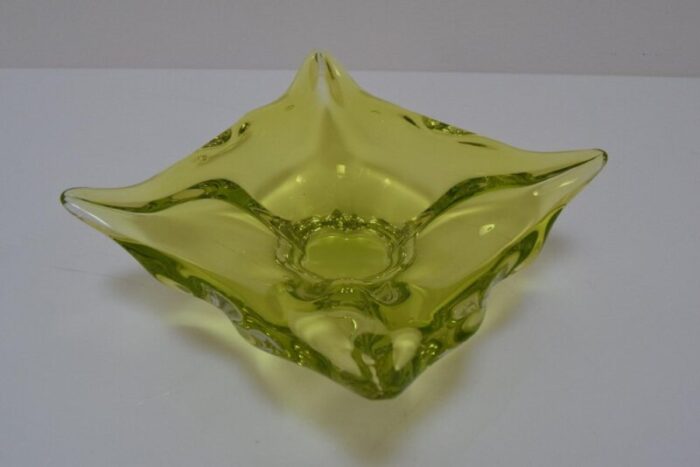 art glass bowl attributed to josef hospodka for glasswork chribska 1960s 8