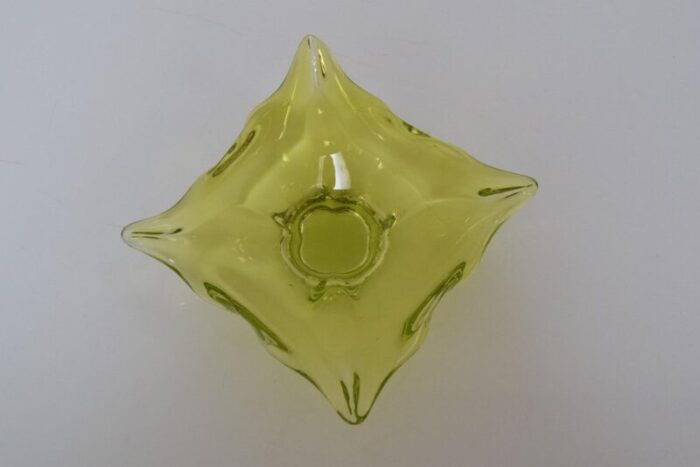 art glass bowl attributed to josef hospodka for glasswork chribska 1960s 9