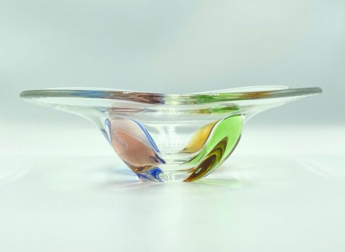 art glass rhapsody bowl attributed to frantisek zemek for sklarna mstisov 1960s 3