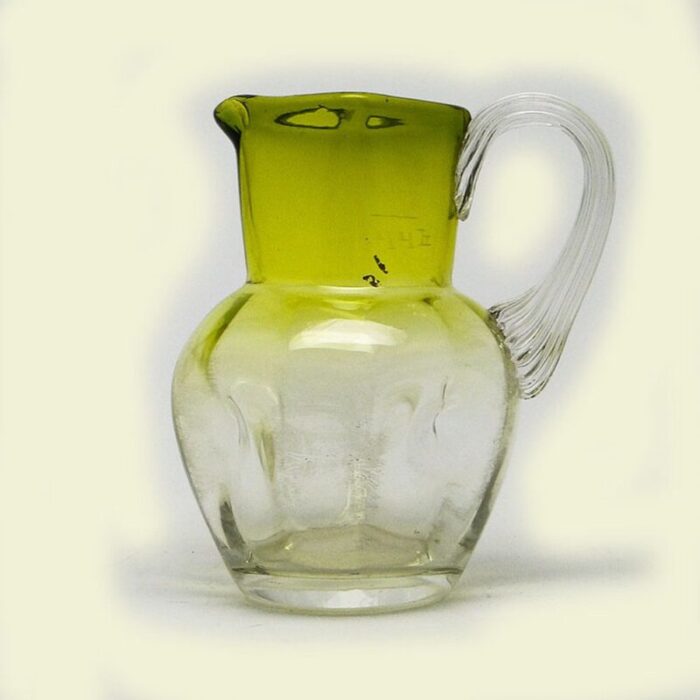 art nouveau milk jug by cramberry glass united kingdom 1900s 1