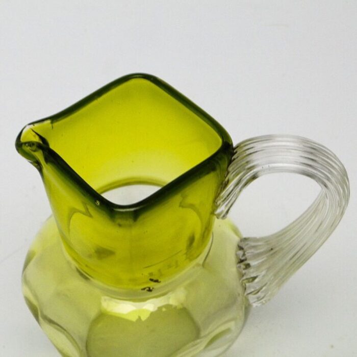 art nouveau milk jug by cramberry glass united kingdom 1900s 4