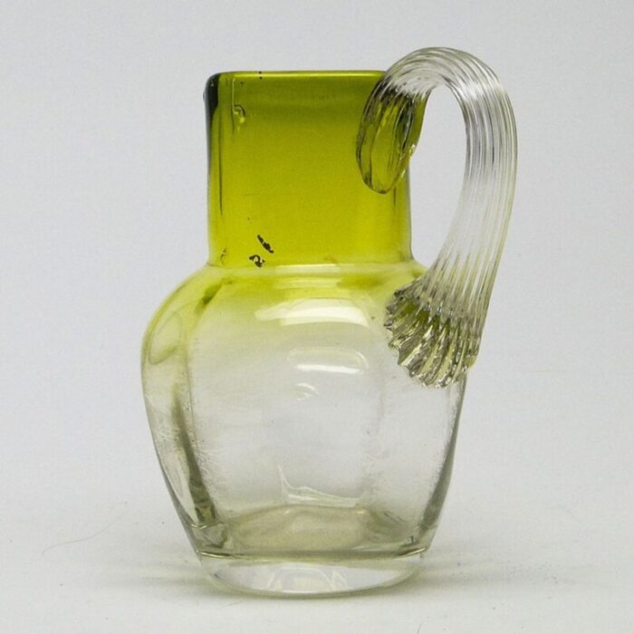 art nouveau milk jug by cramberry glass united kingdom 1900s 6