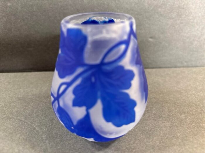 art nouveau miniature cameo glass vase galle manner france circa 1925 9440