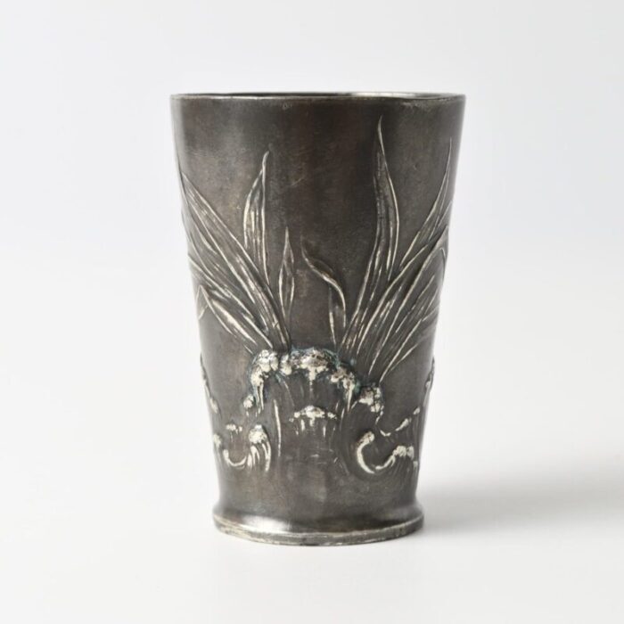 art nouveau pewter cup from wmf 1890s 2