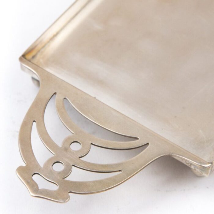 art nouveau silver plated plateau 3