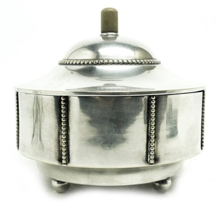 austrian art deco sugar bowl from herrmann 1930s 12