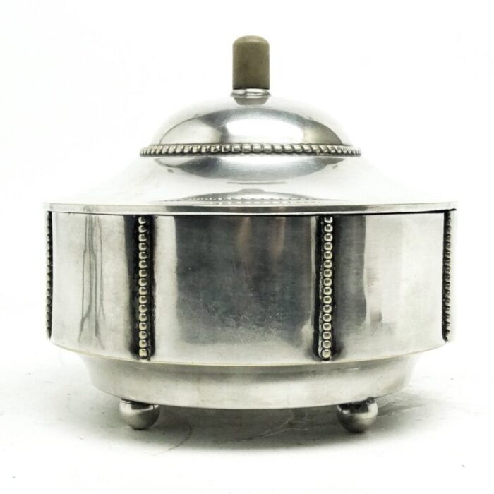 austrian art deco sugar bowl from herrmann 1930s 7