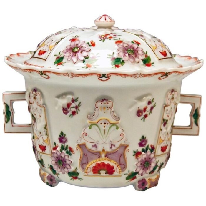 baroque vienna lidded candy box from augarten 1930s 1