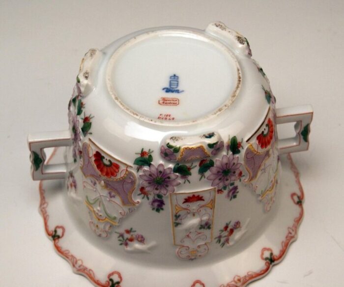 baroque vienna lidded candy box from augarten 1930s 9