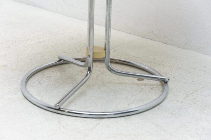 bauhaus czechoslovakian coffee table in chrome 1930s 9869