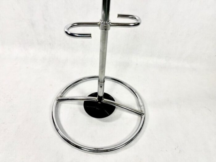 bauhaus style chromed coat rack from kovona 1950s 10