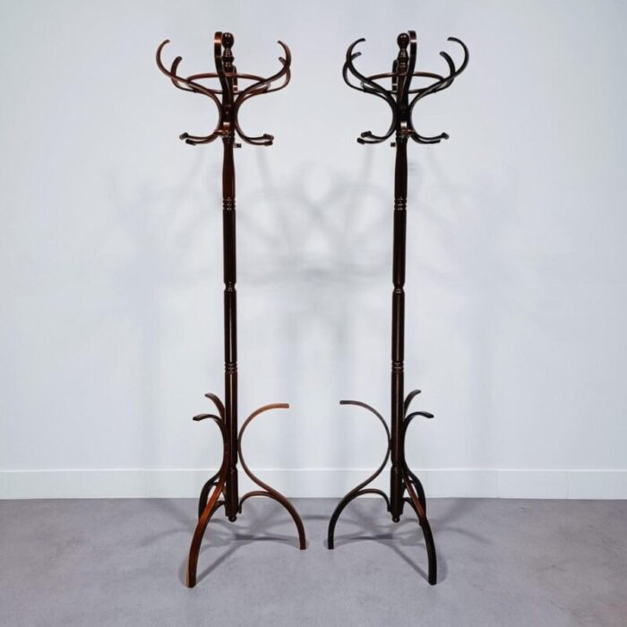 bentwood coat racks set of 2 1