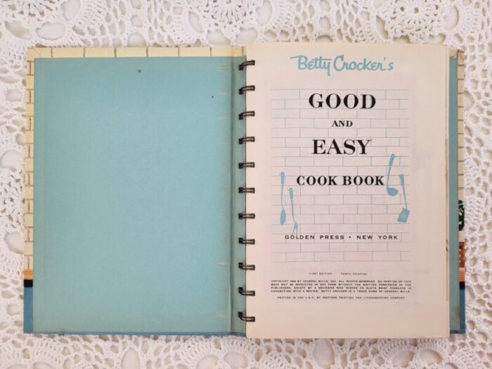 betty crockers good and easy cook book first edition 1954 1077