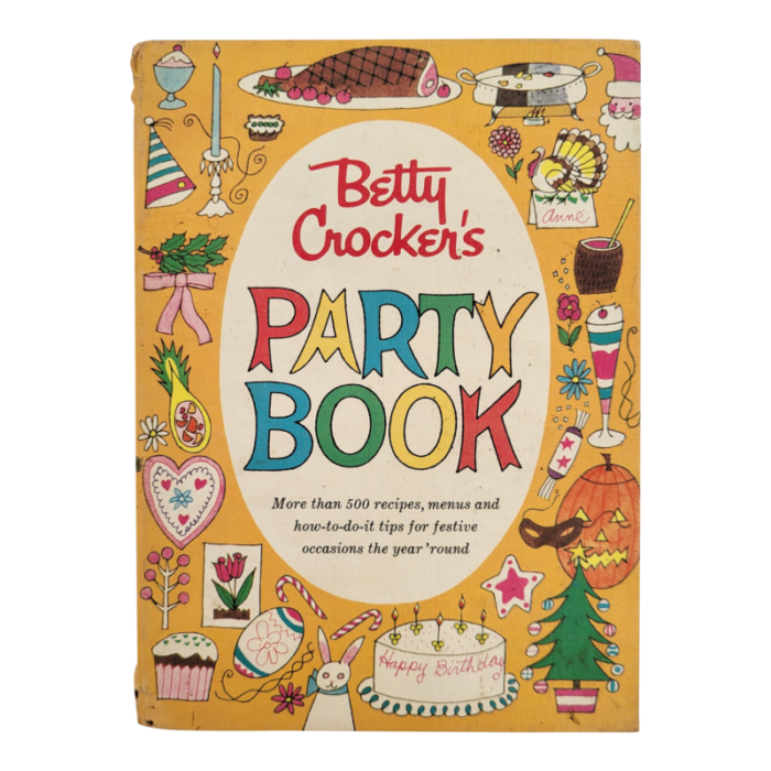 betty crockers party book 1960 first edition second printing 9121