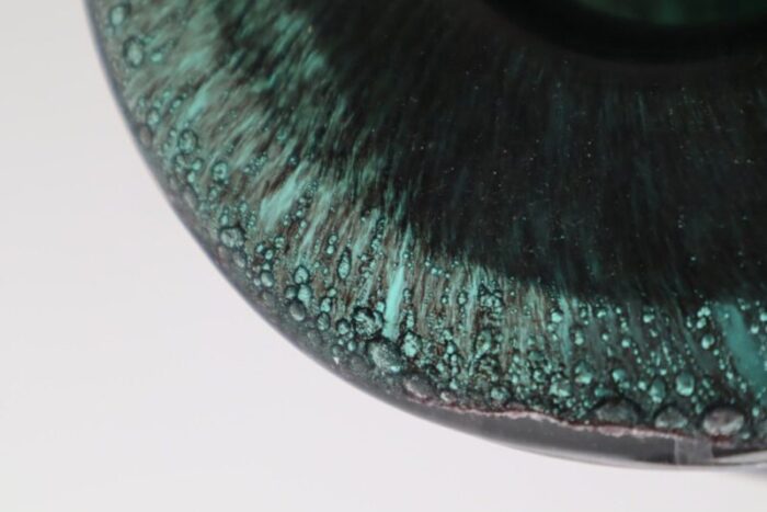 black green vase from kosta boda 1980s 3