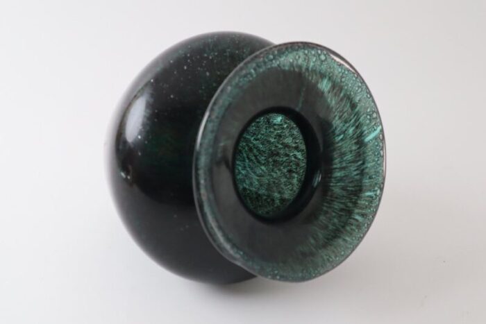 black green vase from kosta boda 1980s 7