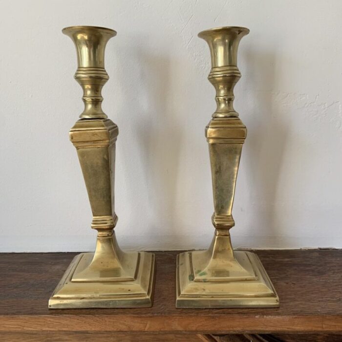 brass candlesticks set of 2 4