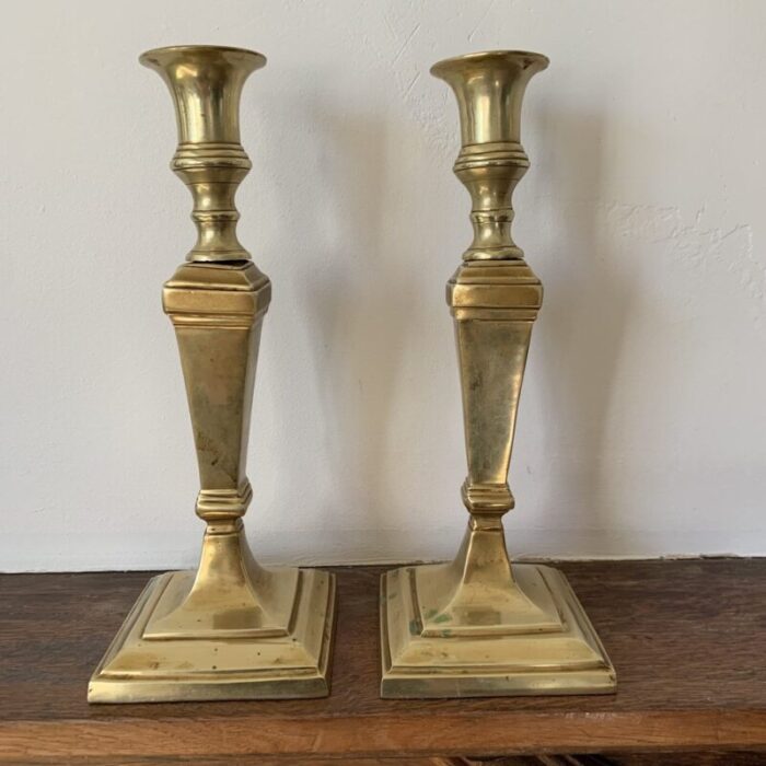 brass candlesticks set of 2 5