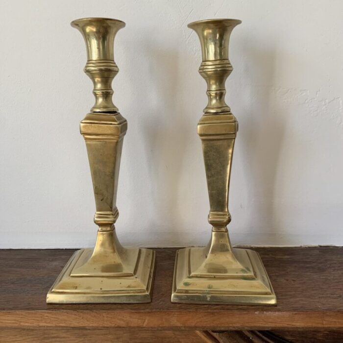 brass candlesticks set of 2 6