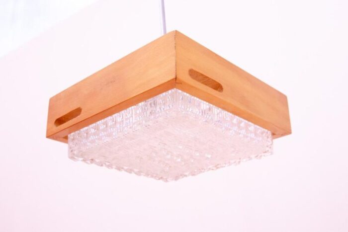 brutalist czechoslovakian pendant lamp 1970s 0219